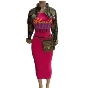 OOAK Vintage Woodland Distressed Camouflage Cropped Jacket